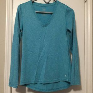 XS Blue Danskin Workout Long Sleeve